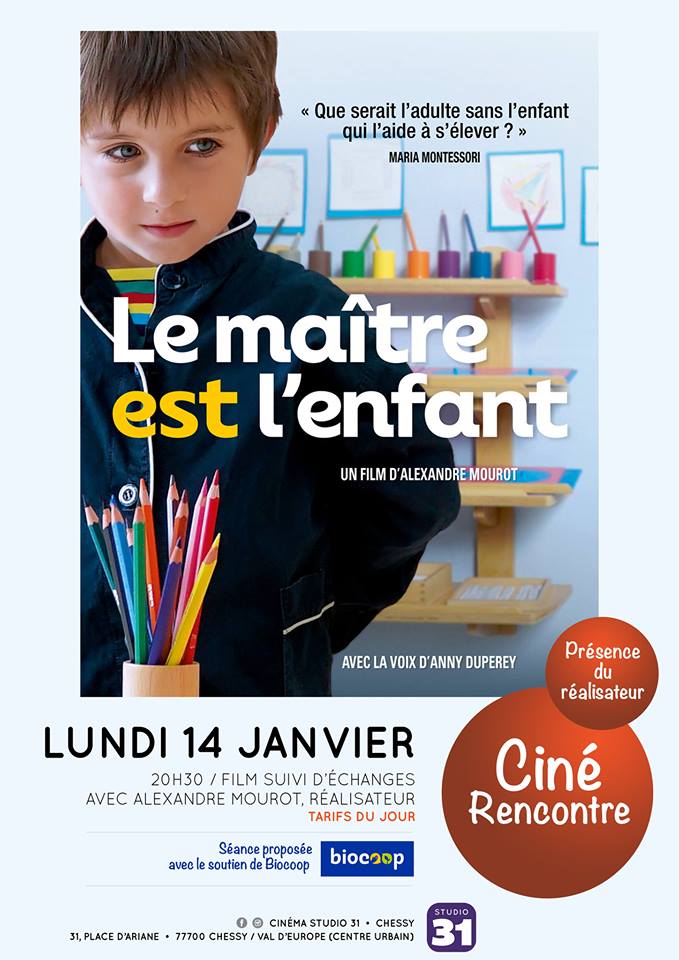 Ciné-débat "Le maître est l'enfant" - Cinéma Studio 31 